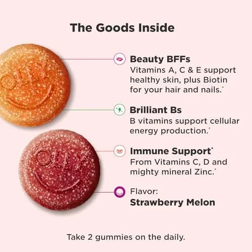 OLLY Teen Girl Multi Gummy Vitamins 100 Count | Supports Healthy Skin and Immune System thumbnail 2