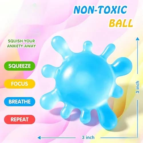 Drephere Splat-Tastic Squishy Stress Ball Toy 8cm (3.15in) | Sensory Fidget Toy for Kids & Adults thumbnail 3