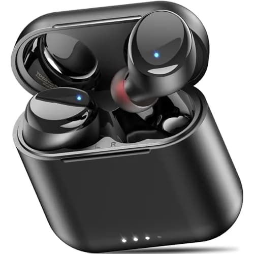 TOZO T6 Wireless Earbuds Bluetooth 5.3 Stereo Sound in Ear Headphones | 55H Playtime, IPX8 Waterproof, Wireless Charging thumbnail 1