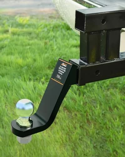 DEEAGLE 2 inch Ball Hitch with Pin, 7500lbs GTW 750lbs TW, 6 inch Drop, 4.5 inch Rise | Heavy Duty Steel Trailer Hitch Mount thumbnail 6