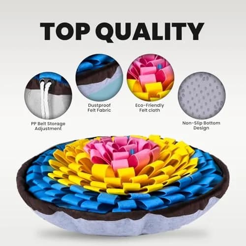 PET ARENA Adjustable Snuffle Mat Dog Puzzle Toy for Slow Feeding | Stimulates Smell & Mental Health thumbnail 4