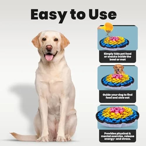 PET ARENA Adjustable Snuffle Mat Dog Puzzle Toy for Slow Feeding | Stimulates Smell & Mental Health thumbnail 3