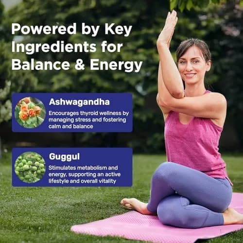 Talyvorlathor Thyroid Support Supplement for Women & Men – Triple-Pathway Metabolism & Energy | 60 Capsules thumbnail 7