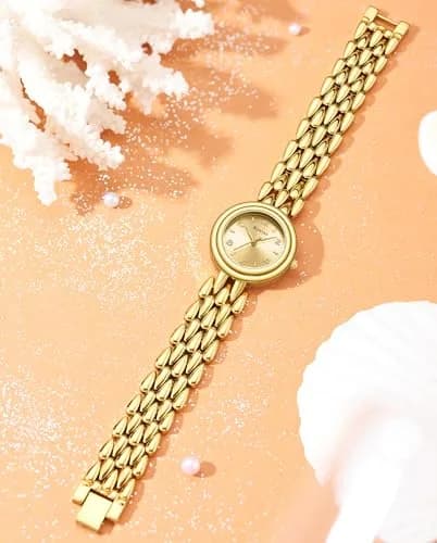 Rovixs Petite Vintage Women Watch, Japanese Quartz, Elegant Retro Water Resistant | Classic Design for Small Wrists thumbnail 5
