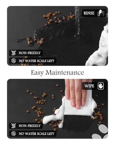PADOOR Pet Feeding Mat-Absorbent Dog & Cat Mat 24"x24" | No Stains & Quick Dry thumbnail 4