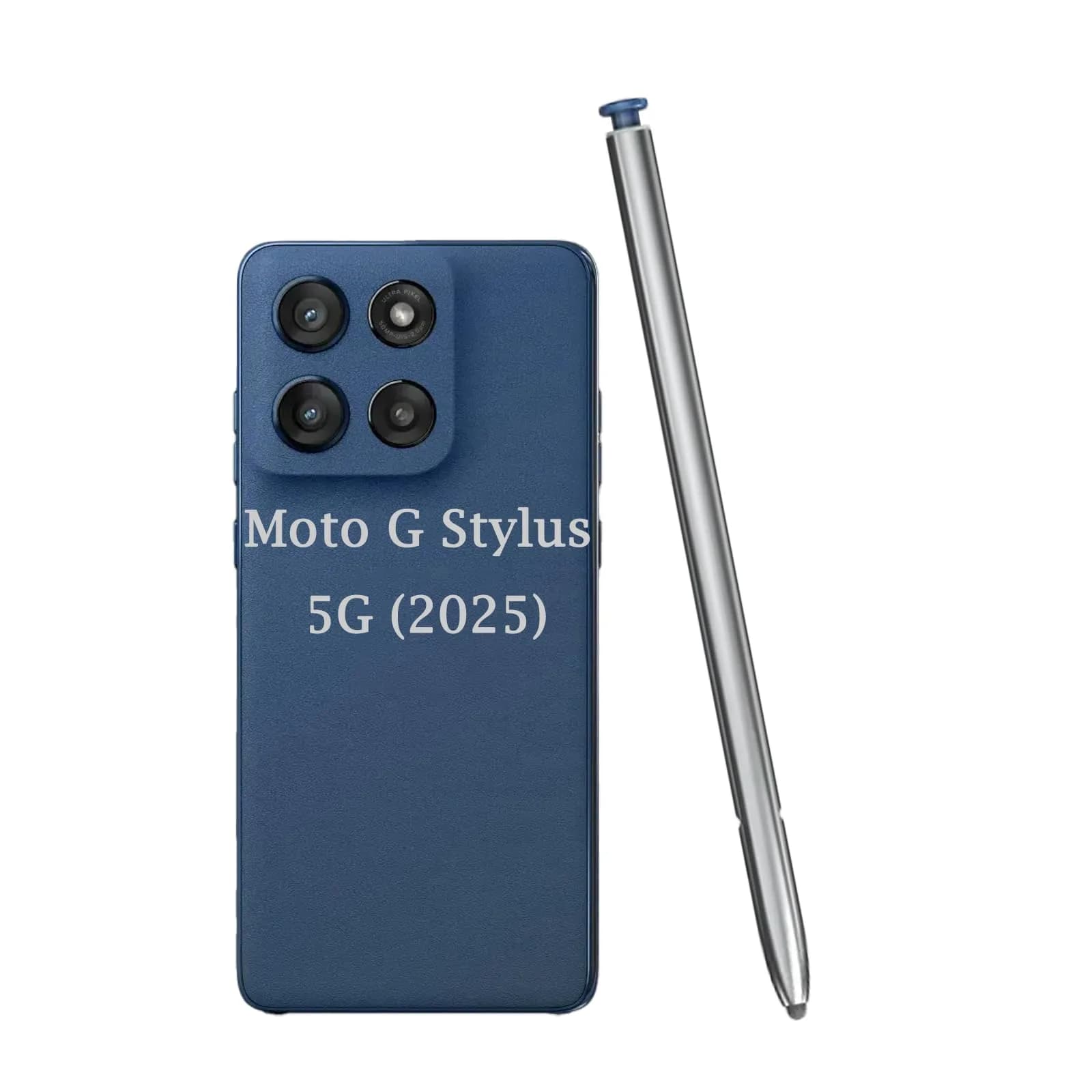 Peixiong Stylus Pen Replacement for Moto G Stylus 5G 2025 (Blue) | Precision Input Pen for All Versions — Gray