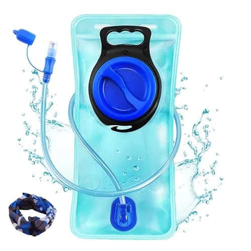 CHERAINTI 3L Hydration Bladder with Tube | 3000ml (101.4 Fl Oz) Water Reservoir for Backpacks thumbnail 1