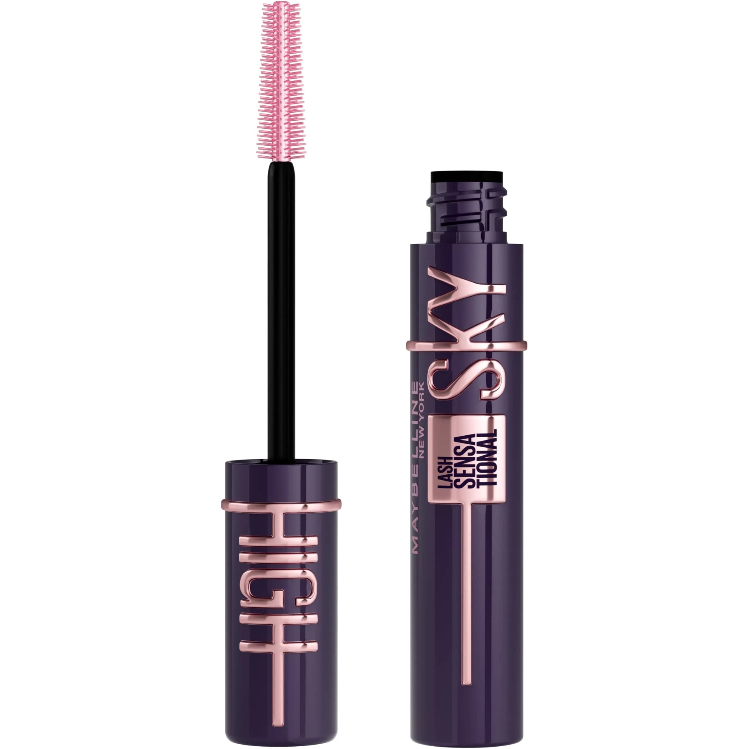 Maybelline Lash Sensational Sky High Washable Mascara, Plum Twilight, 0.24 Fl Oz (7.1 ml) | Lifts & Separates Lashes