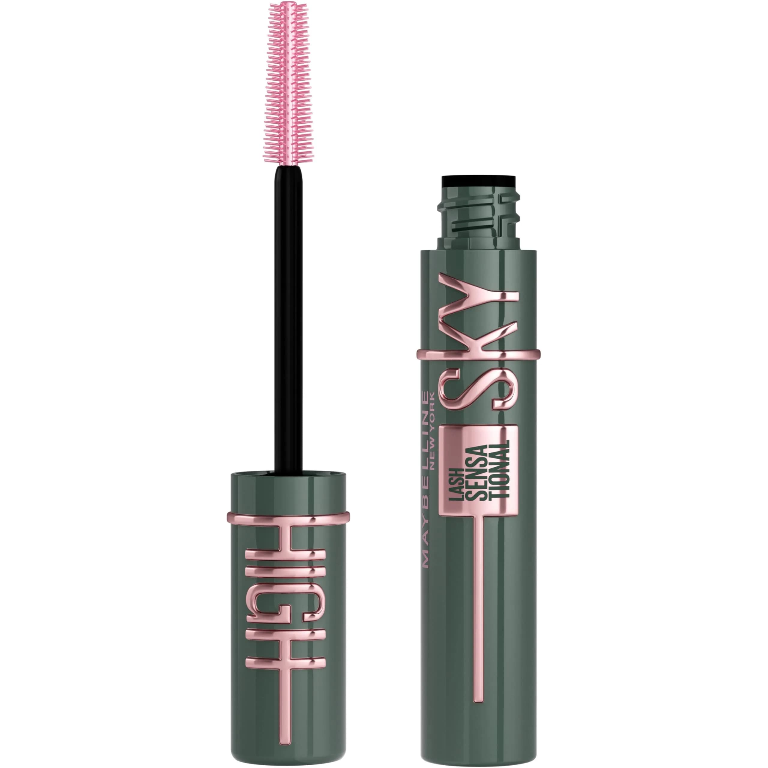 Maybelline Lash Sensational Sky High Mascara Green Altitude 7.5ml (0.24 Fl Oz) | Ophthalmologist Tested for Sensitive Eyes