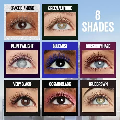 Maybelline Lash Sensational Sky High Mascara Green Altitude 7.5ml (0.24 Fl Oz) | Ophthalmologist Tested for Sensitive Eyes thumbnail 7