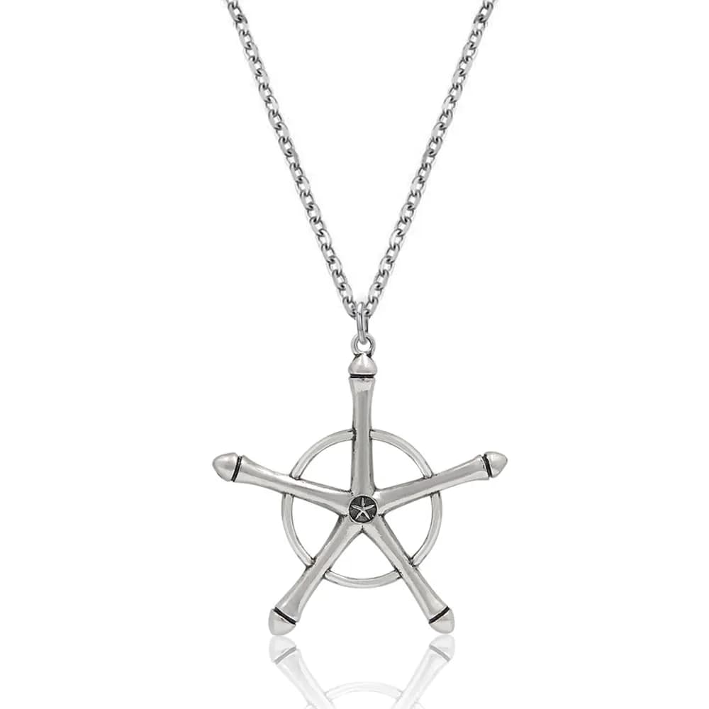 Kbtany Uryuu Quincy Cross Necklace - Anime Cosplay Chain | Fan Gift, Hypoallergenic Alloy, 1.4in Pendant - main product image