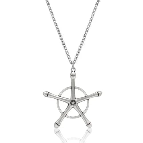 Kbtany Uryuu Quincy Cross Necklace - Anime Cosplay Chain | Fan Gift, Hypoallergenic Alloy, 1.4in Pendant thumbnail 1