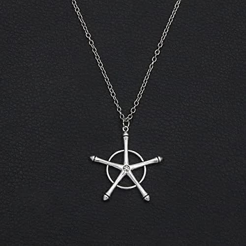 Kbtany Uryuu Quincy Cross Necklace - Anime Cosplay Chain | Fan Gift, Hypoallergenic Alloy, 1.4in Pendant thumbnail 4