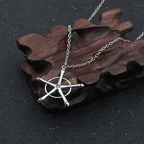 Kbtany Uryuu Quincy Cross Necklace - Anime Cosplay Chain | Fan Gift, Hypoallergenic Alloy, 1.4in Pendant thumbnail 6