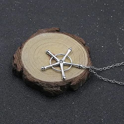 Kbtany Uryuu Quincy Cross Necklace - Anime Cosplay Chain | Fan Gift, Hypoallergenic Alloy, 1.4in Pendant thumbnail 7