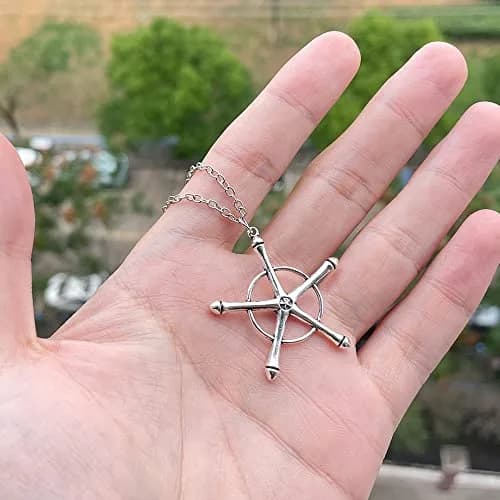 Kbtany Uryuu Quincy Cross Necklace - Anime Cosplay Chain | Fan Gift, Hypoallergenic Alloy, 1.4in Pendant thumbnail 8
