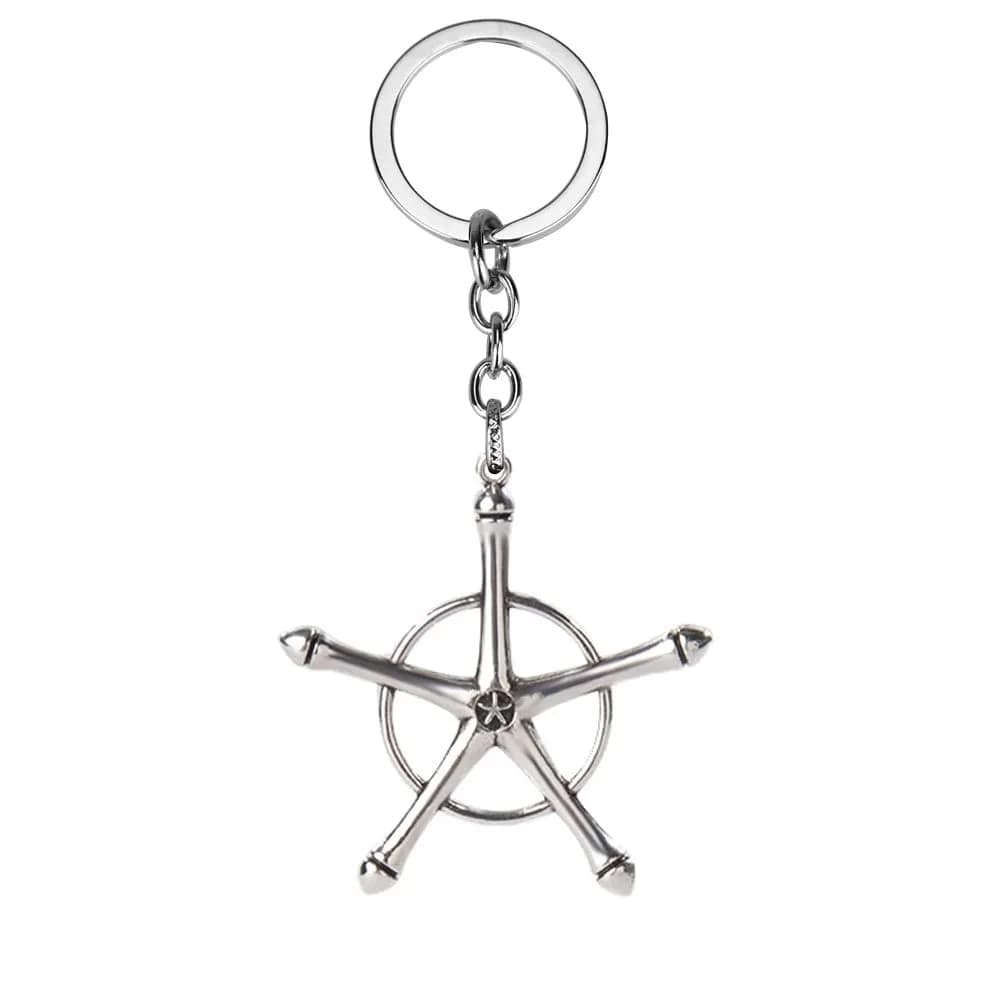 Kbtany Ichigo Soul Reaper License Keychain - Kurosaki Cosplay Charm - Anime Gift — Uryuu Quincy Cross Keychain