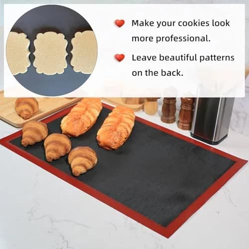 Amyandone Perforated Silicone Baking Mat 40cm x 62cm (16.5" x 24.5") | Non-Stick Commercial Oven Liner thumbnail 5