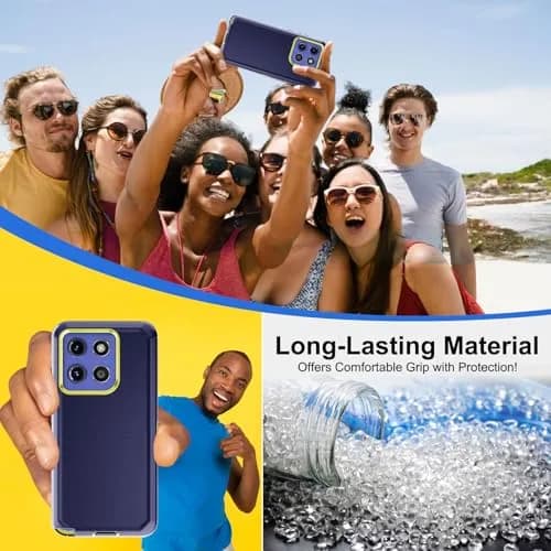 Jiunai Moto G Stylus 2025/2026 Case (6.7-inch Display) | Heavy Duty Dual Layer Protection with Port Cover thumbnail 7