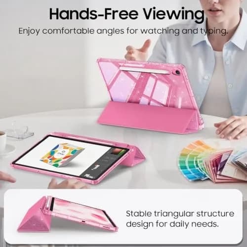 FINTIE Sparkly Glitter Case for Samsung Galaxy Tab S10 Lite/S10 FE/S9 FE 10.9" | Glamorous Protection & Stand thumbnail 5