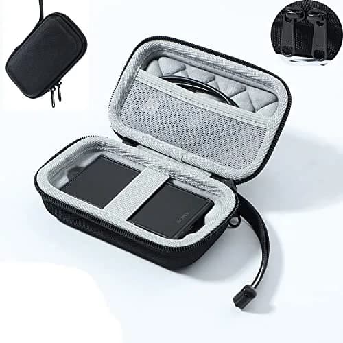 AudioPartner Hard Carrying Case & Clear Black TPU Case for Sony Walkman NW-A306 NW-A307 NW-A300 Series | 14.0 cm (5.51 in) x 8.0 cm (3.15 in) x 5.0 cm (1.97 in) thumbnail 4