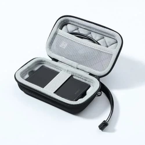 AudioPartner Hard Carrying Case & Clear Black TPU Case for Sony Walkman NW-A306 NW-A307 NW-A300 Series | 14.0 cm (5.51 in) x 8.0 cm (3.15 in) x 5.0 cm (1.97 in) thumbnail 10