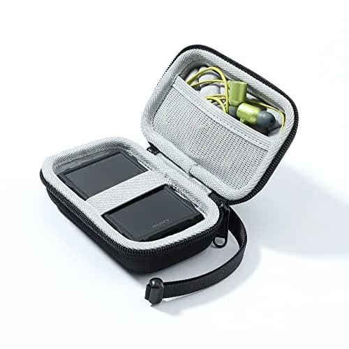 AudioPartner Hard Carrying Case & Clear TPU Cover for Sony Walkman NW-A306 NW-A307 | Protects Player & Accessories thumbnail 10
