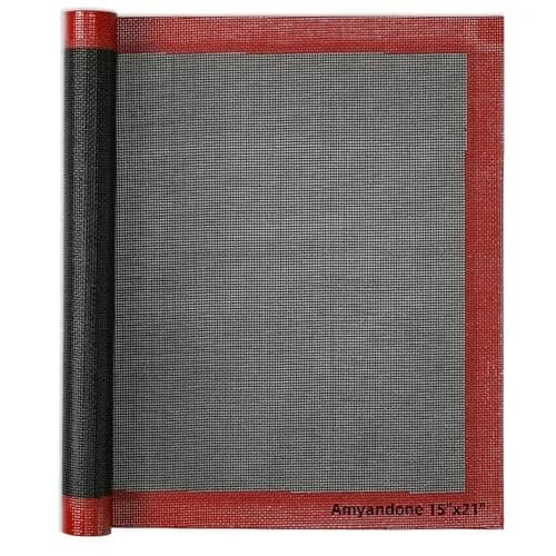 Amyandone Perforated Silicone Baking Mat 40cm x 50cm (15.7" x 19.7") | Non-Stick Eclair Mat for Two-Thirds Sheet Pans thumbnail 1