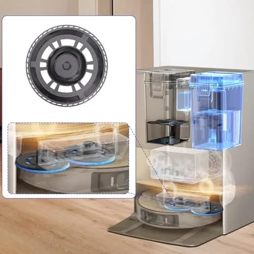 Sgizoku Mop Pad Plate for Dreame X20 X10 X10pro Robot Vacuum Cleaner - 2 Pack | Replacement Mop Tray Part Attachment thumbnail 5