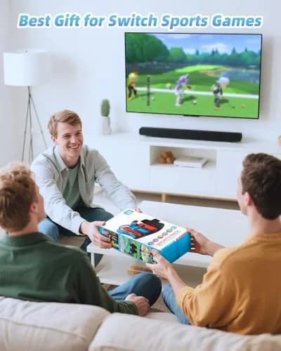 MENEEA Switch Sports Accessories Bundle with Organizer Station for Nintendo Switch 2/1/OLED | 2-Player Pack thumbnail 9