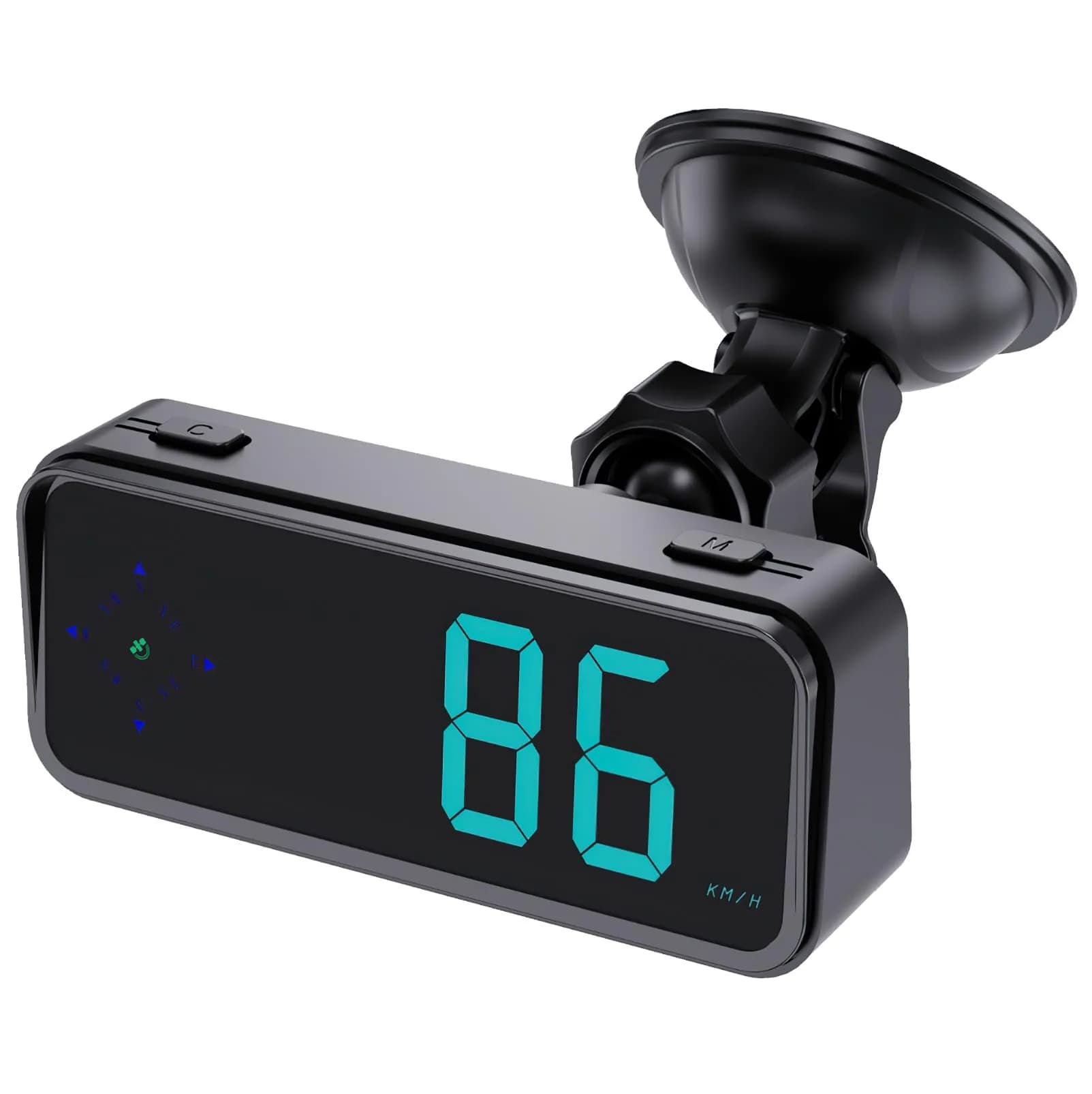 GUGUMO GPS Digital Speedometer for Car MPH | Universal HUD Speed Meter with LED Large Font