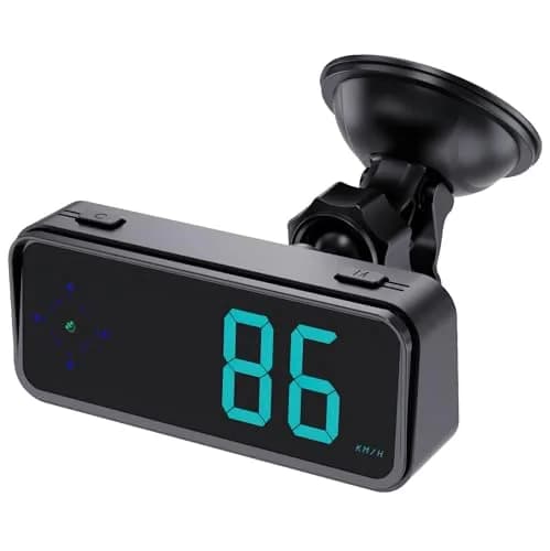 GUGUMO GPS Digital Speedometer for Car MPH | Universal HUD Speed Meter with LED Large Font thumbnail 1