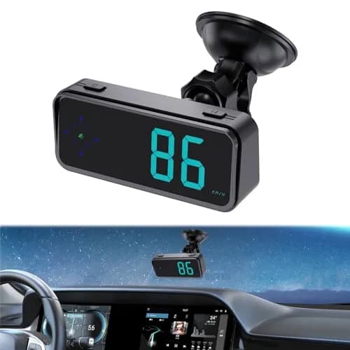 GUGUMO GPS Digital Speedometer for Car MPH | Universal HUD Speed Meter with LED Large Font thumbnail 7
