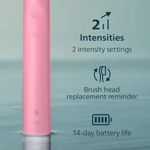 Philips Sonicare 4100 Rechargeable Electric Toothbrush, Deep Pink | Removes 7x More Plaque thumbnail 6