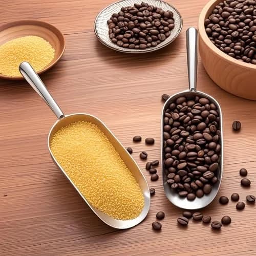 RyanDesign Heavy-Duty Cast Aluminum Kitchen Scoop XL (1077ml / 38oz) | Commercial-Grade Rust-Proof Endurance thumbnail 2