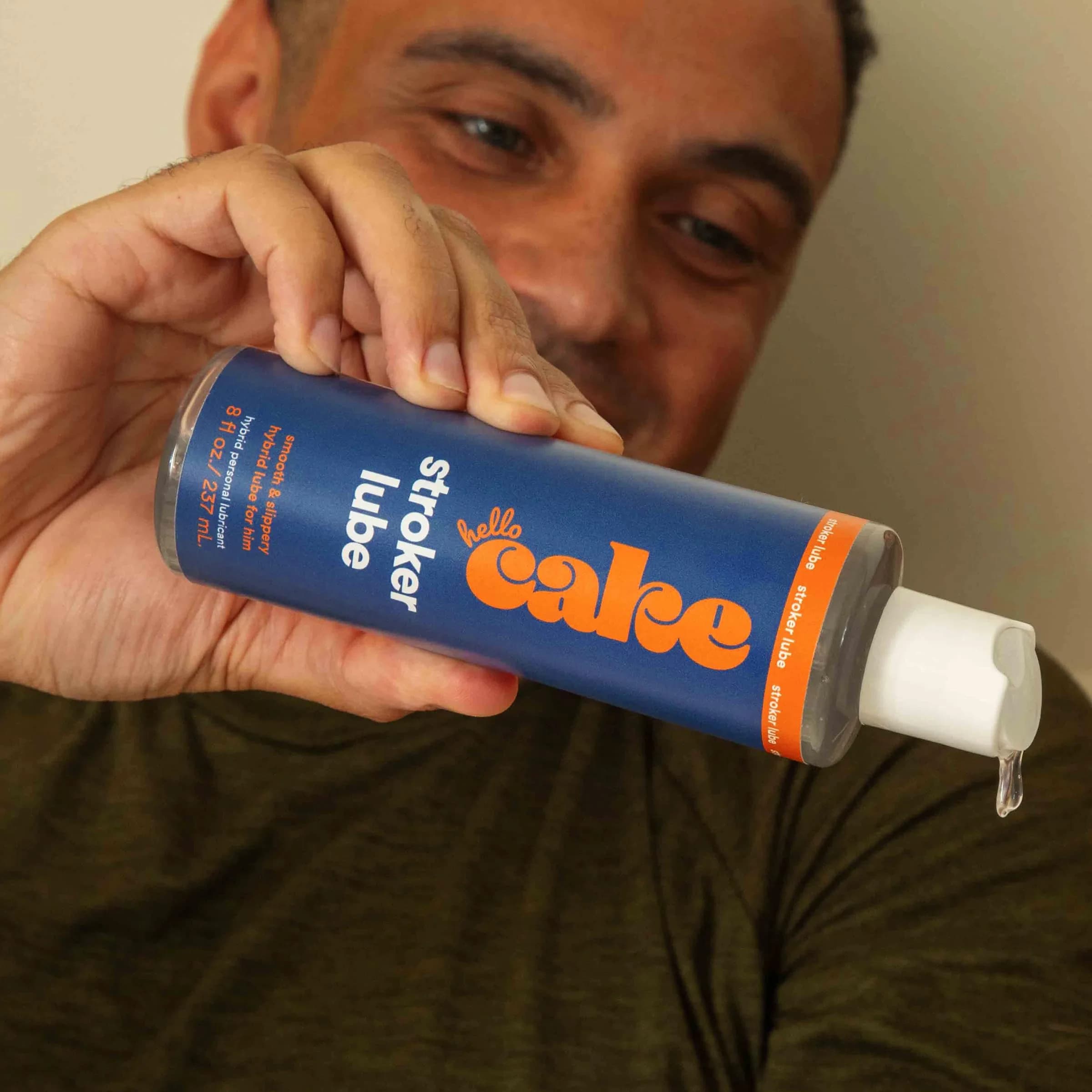 Cake Stroker Lube 8 Fl Oz | Hybrid Water & Silicone Formula for Sensitive Skin thumbnail 6