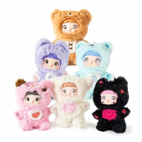 BIRZWOT Nommi Plush Blind Box 8.5 in | Cute Mystery Plush Toy for Kids & Collectors thumbnail 1