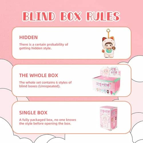 BIRZWOT Nommi Plush Blind Box 8.5 in | Cute Mystery Plush Toy for Kids & Collectors thumbnail 2