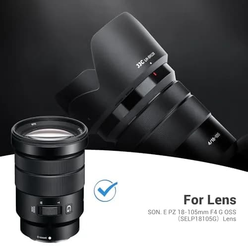 JJC ALC-SH128 Bayonet Lens Hood Shade for Sony E PZ 18-105mm F4 G OSS Lens | Replaces Sony ALC-SH128, Reversible, 72mm Filter Compatible thumbnail 2