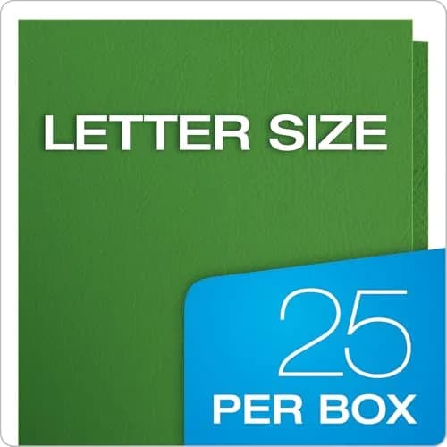 Oxford Two Pocket Folders, Green, Letter Size, 125 Folders | Heavy Textured Paper for School, Home, Office thumbnail 7