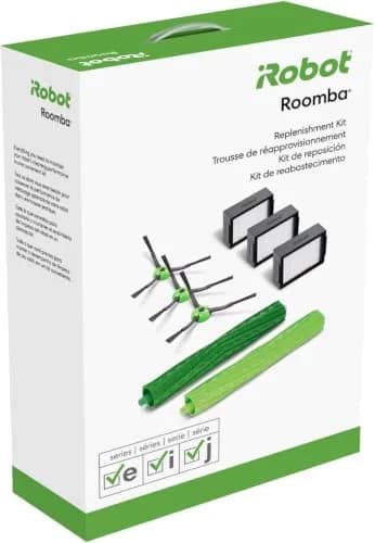 iRobot Roomba Replacement Parts Kit for e, i, & j Series | 3 Filters, 3 Edge Brushes & Rubber Brushes (Pack of 6) thumbnail 1