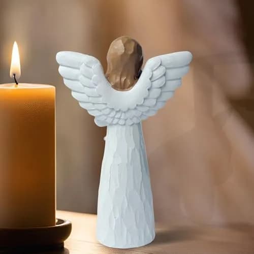 DUDULOVY Cat Memorial Gifts - Angel Statue, Black, Polyresin, Pet Memorial Products thumbnail 4