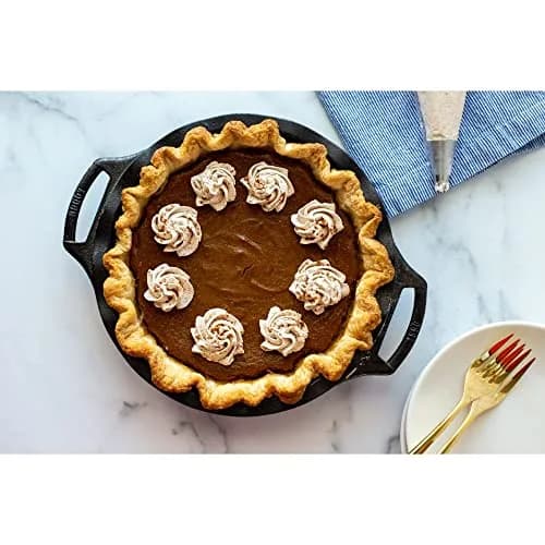 Lodge Cast Iron Pie Pan 9 Inch (Pack of 3) | Durable, Even-Heat Baking Pan for Pies & More thumbnail 5
