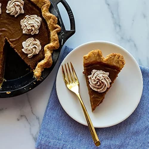 Lodge Cast Iron Pie Pan 9 Inch (Pack of 3) | Durable, Even-Heat Baking Pan for Pies & More thumbnail 6