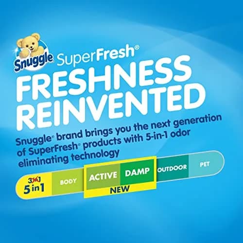 Snuggle SuperFresh Fabric Softener Dryer Sheets Morning Breeze 200 Count (Pack of 6) | Tackles Pet Odor & Static thumbnail 2