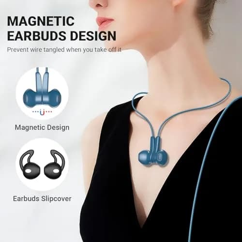 ASKUBSKU USB C Headphones for iPhone 17 Air 16 15 Pro Max Plus | High Fidelity Stereo & Magnetic Neckband thumbnail 5