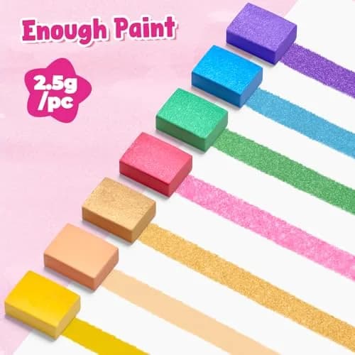 JoyCat Paint with Water Coloring Books for Toddlers (Makeup & Manicures) | 20 Pages, Mess-Free Watercolor Art Activity thumbnail 3