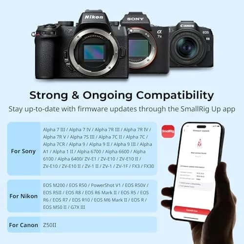 SMALLRIG Wireless Remote Control Shutter for Sony, Canon, Nikon | 40-Hour Battery, 10m Range thumbnail 6