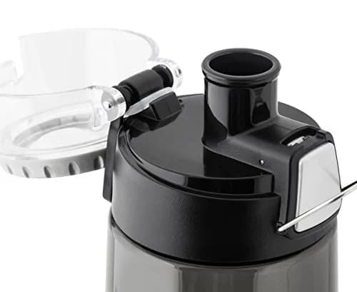 THERMOS Tritan Water Bottle 24-Ounce (710ml) | Hydration Meter | Leak-Proof Lid | Push Button Sipper | Smoke, Pack of 6 thumbnail 5