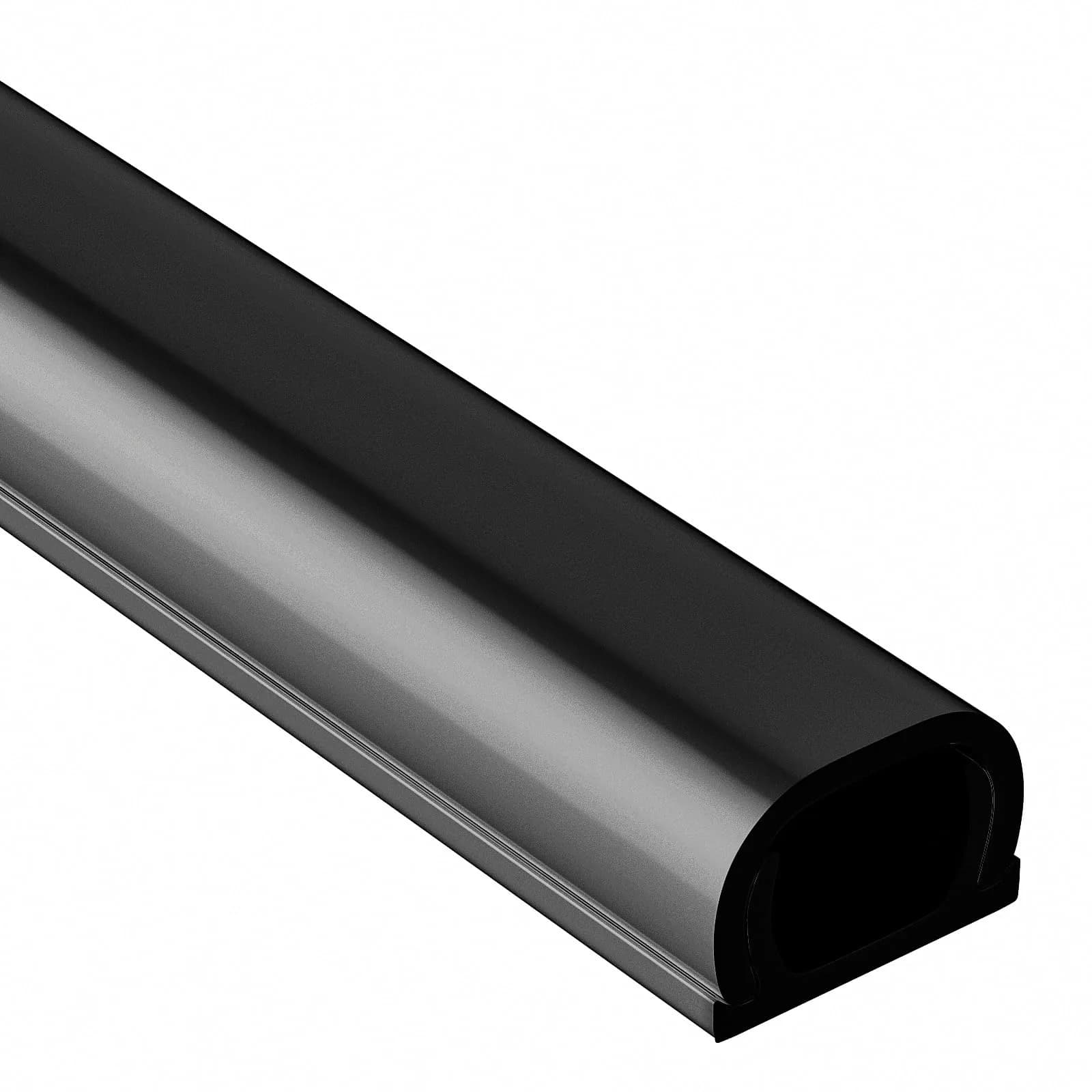 Yecaye Mini Cord Hider 36.29 cm (14.17 in) Black | Conceals Single Wires on Walls - main product image